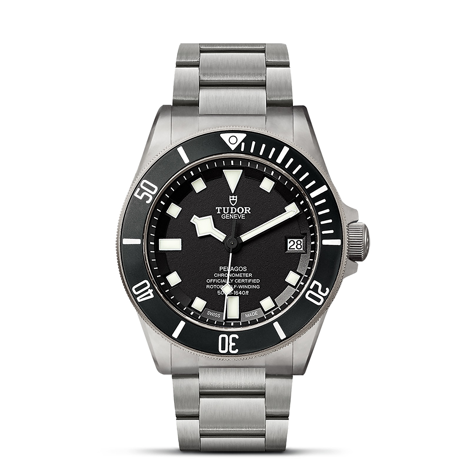 TUDOR Pelagos Boîtier en titane et acier 42 mm Bracelet en titane Cadran Noir