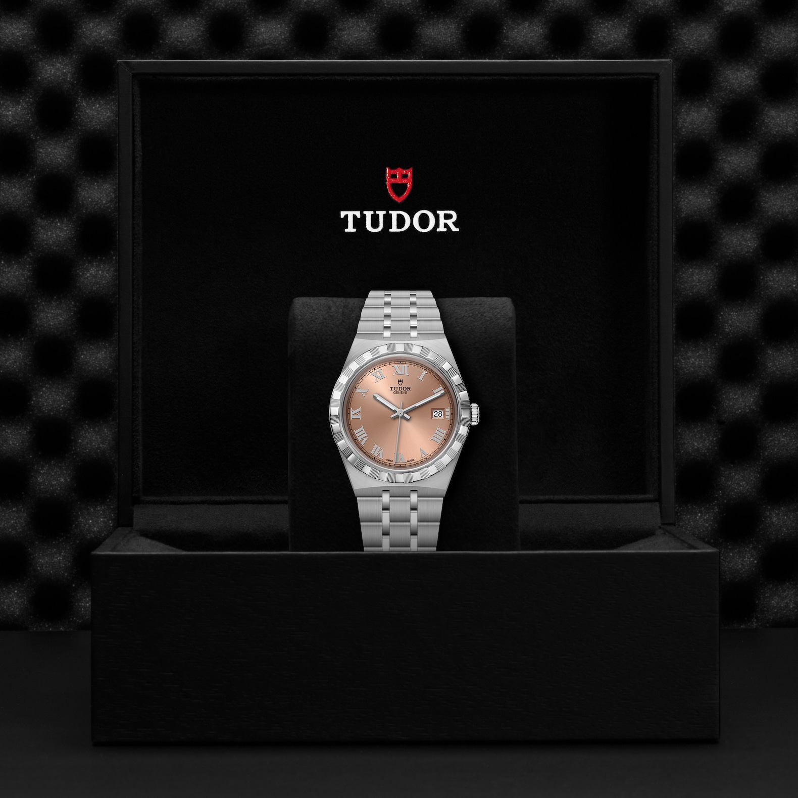 TUDOR Royal Boîtier en acier 38 mm Cadran saumon – Image 2