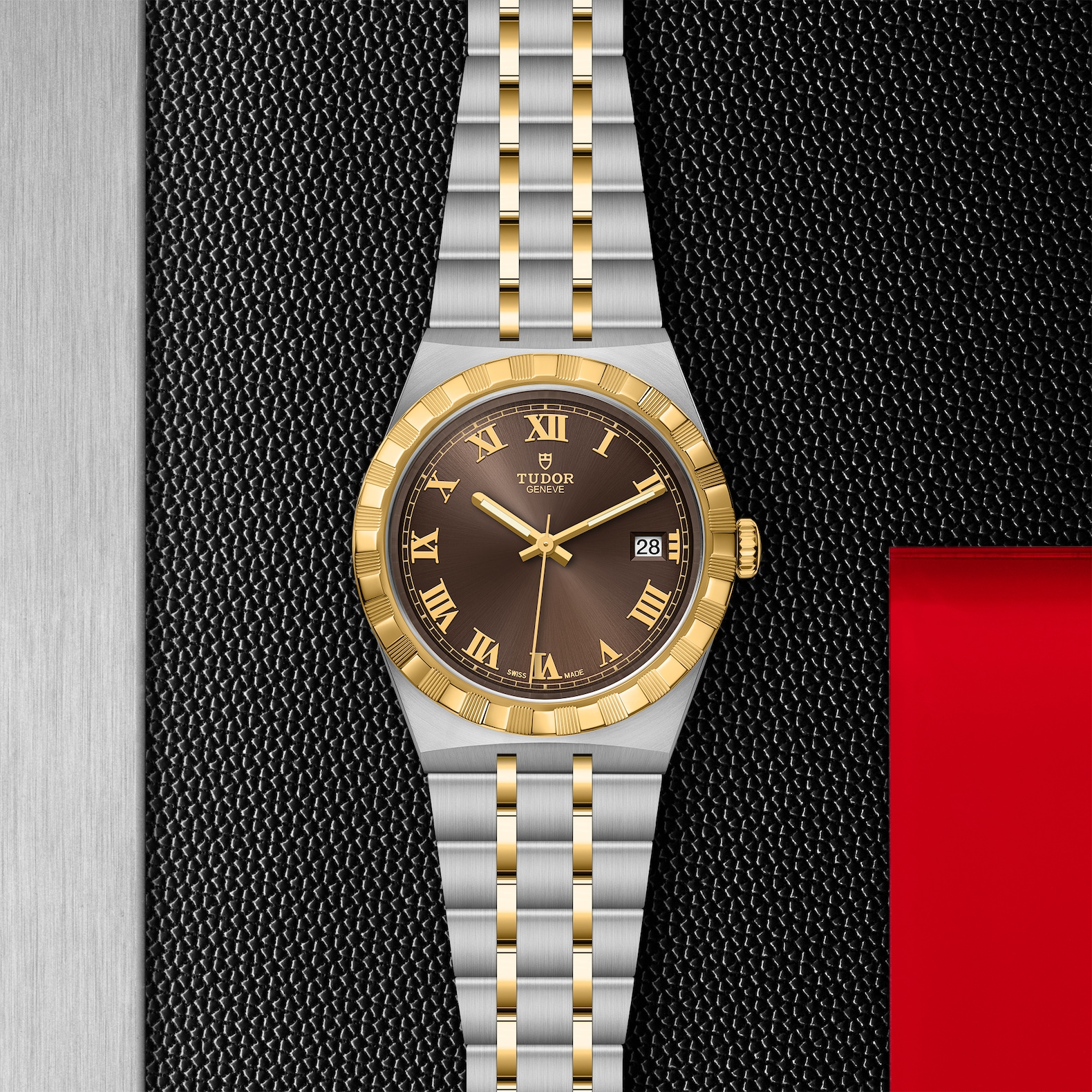 TUDOR Royal Boîtier en acier 38 mm Cadran chocolat – Image 4
