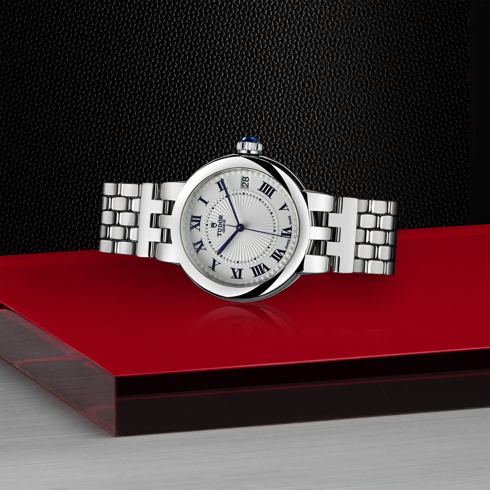 TUDOR Clair de Rose Boîtier en acier 34 mm Bracelet en acier Cadran Opalin – Image 3