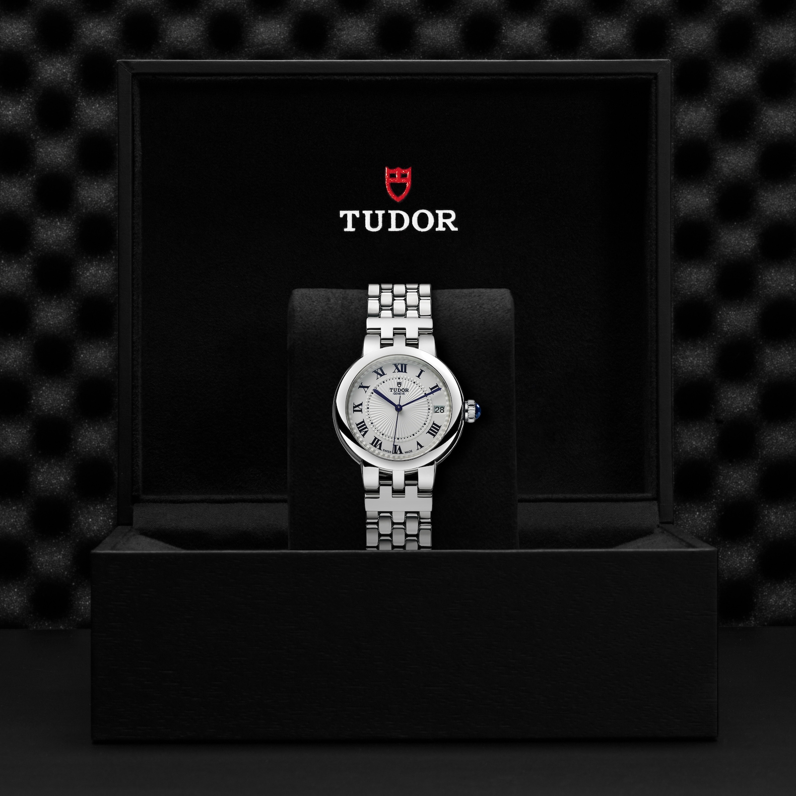 TUDOR Clair de Rose Boîtier en acier 34 mm Bracelet en acier Cadran Opalin – Image 2