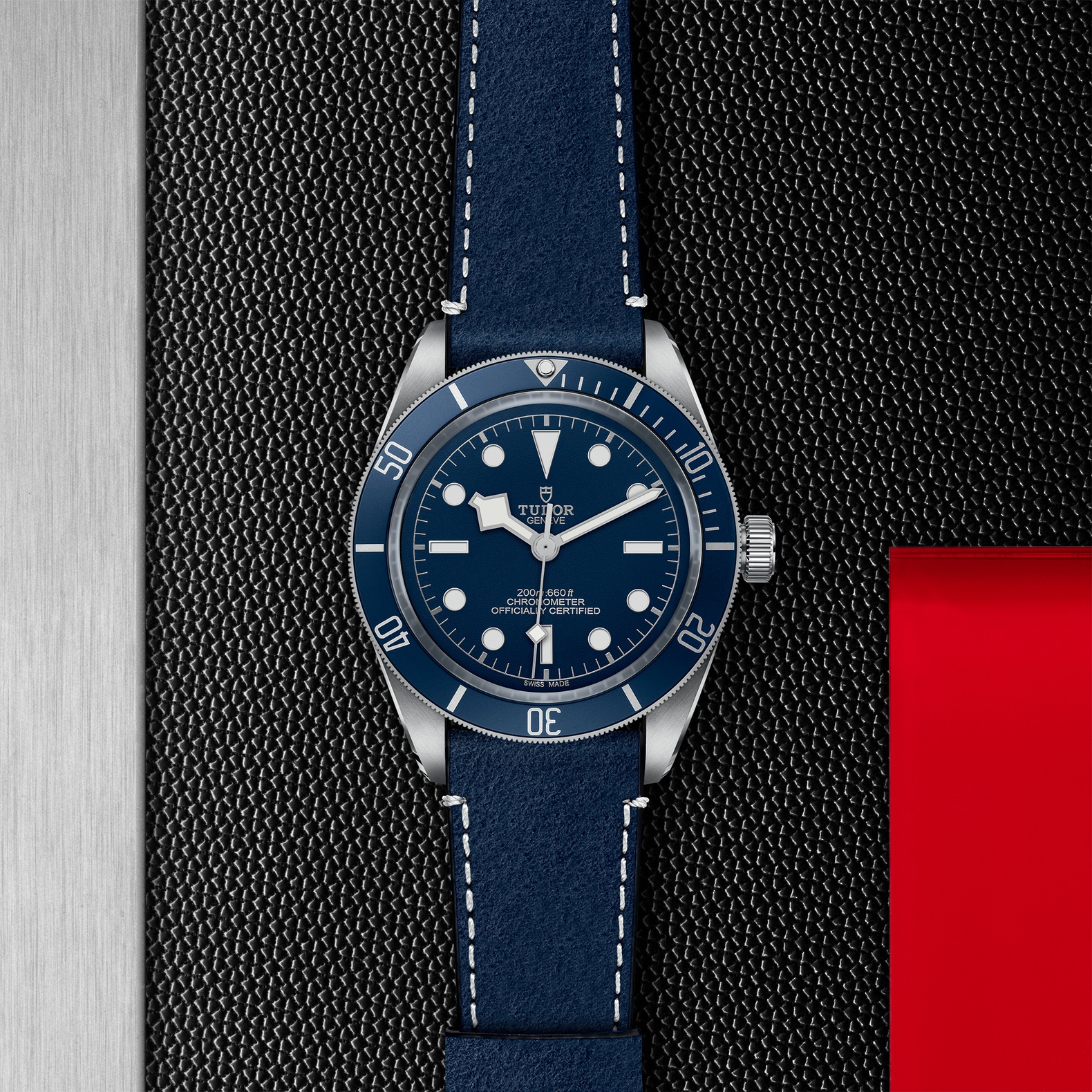 TUDOR Black Bay 58 Boîtier en acier 39 mm Bracelet soft touch bleu Cadran Bleu – Image 4