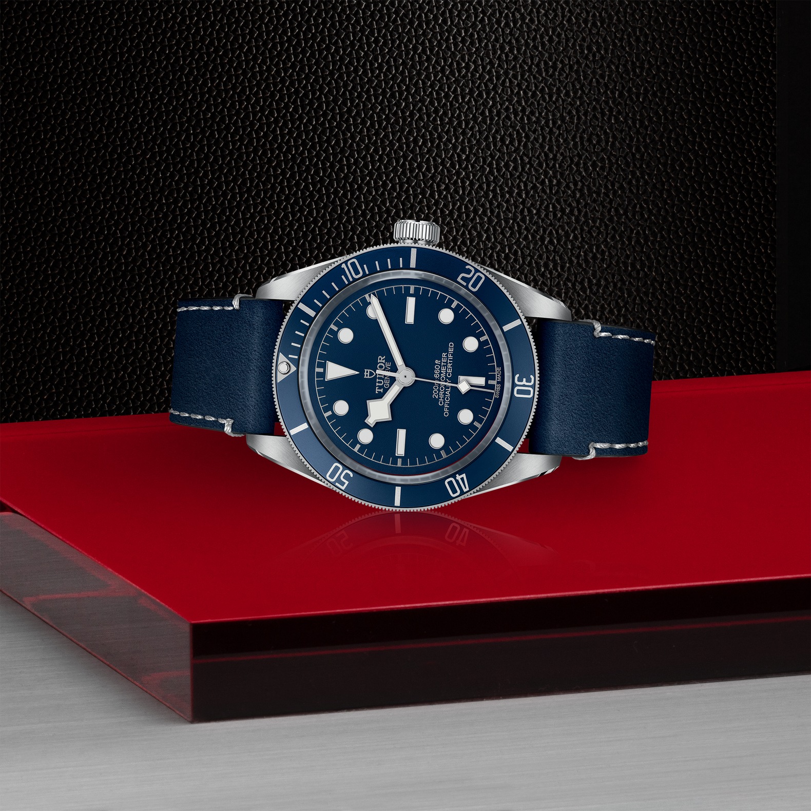 TUDOR Black Bay 58 Boîtier en acier 39 mm Bracelet soft touch bleu Cadran Bleu – Image 3