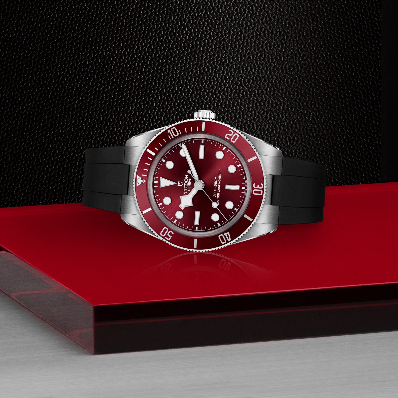 TUDOR Black Bay 58 Boîtier en acier 39 mm Cadran bordeaux Bracelet en caoutchouc – Image 2