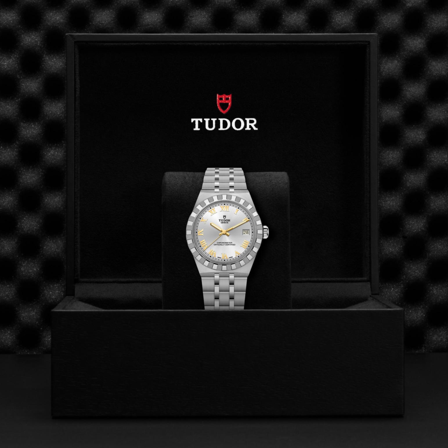 TUDOR Royal Boîtier en acier 36 mm Bracelet en acier Lunette en acier Cadran argenté – Image 2