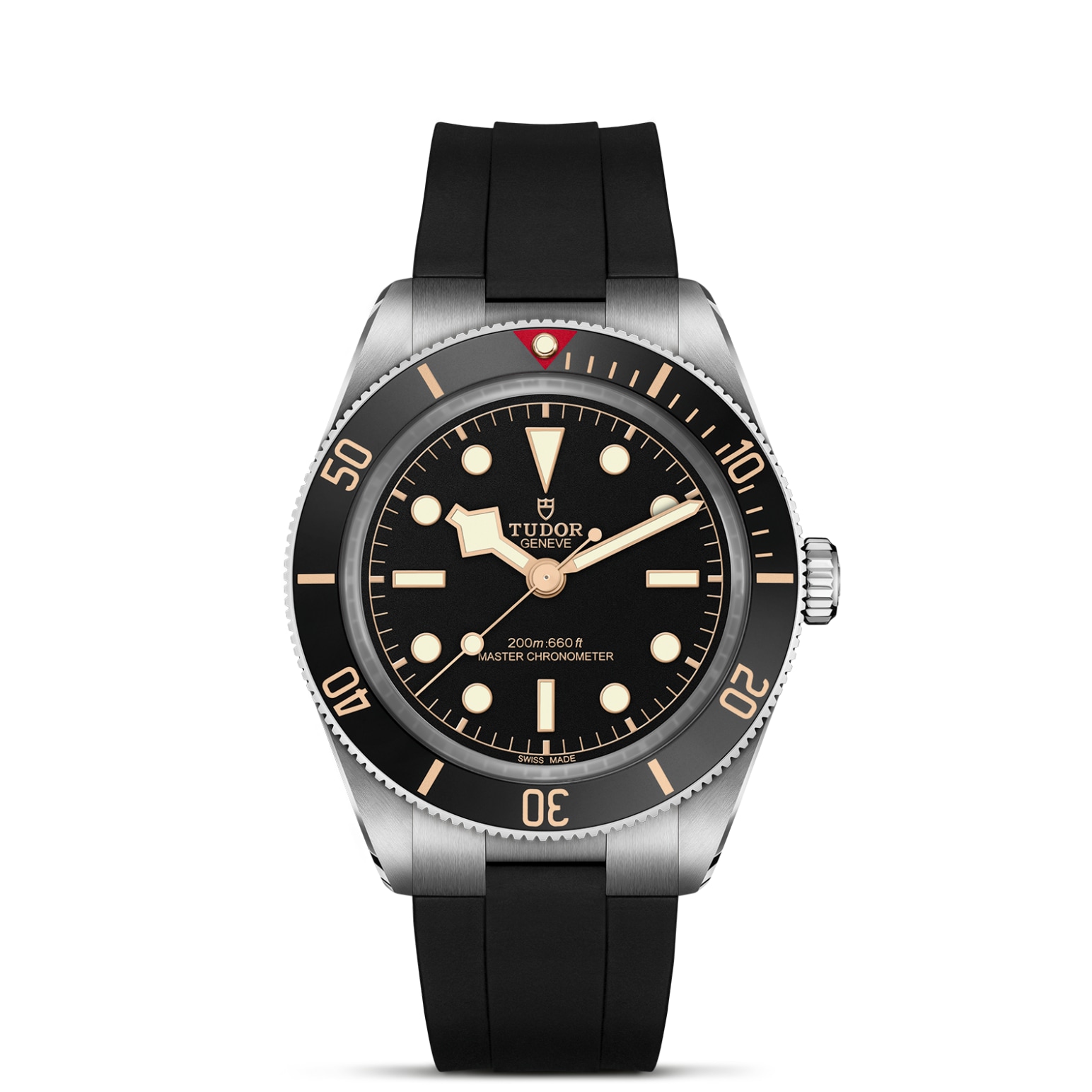 TUDOR Black Bay 58 Boîtier en acier 39 mm Bracelet en caoutchouc Cadran noir mat