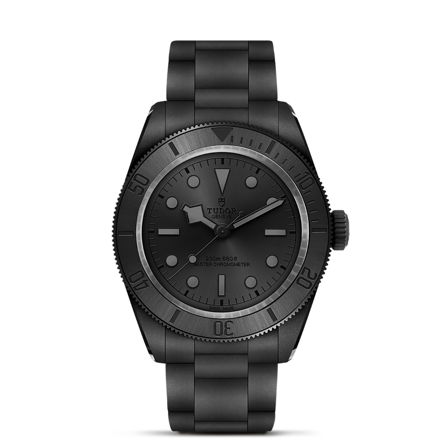 TUDOR Black Bay Ceramic Boîtier en céramique 41 mm Bracelet noir en céramique Cadran Noir charbon